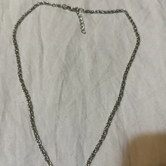 Red Velvet Bijoux SilverTone Real Turquoise Heart Pendant Necklace - Picture 3 of 4